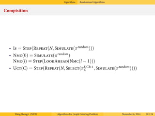 Algorithms for Graph Coloring Problem | PDF