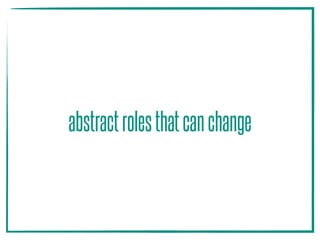 abstractrolesthatcanchange
 