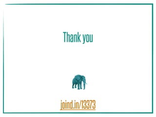 Thankyou
joind.in/13373
 