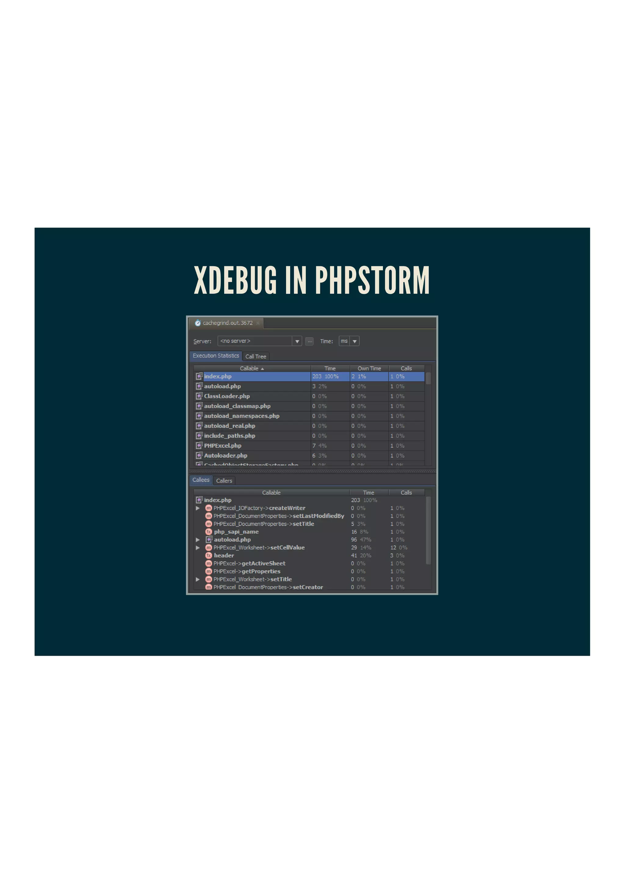XDEBUG IN PHPSTORM
 
