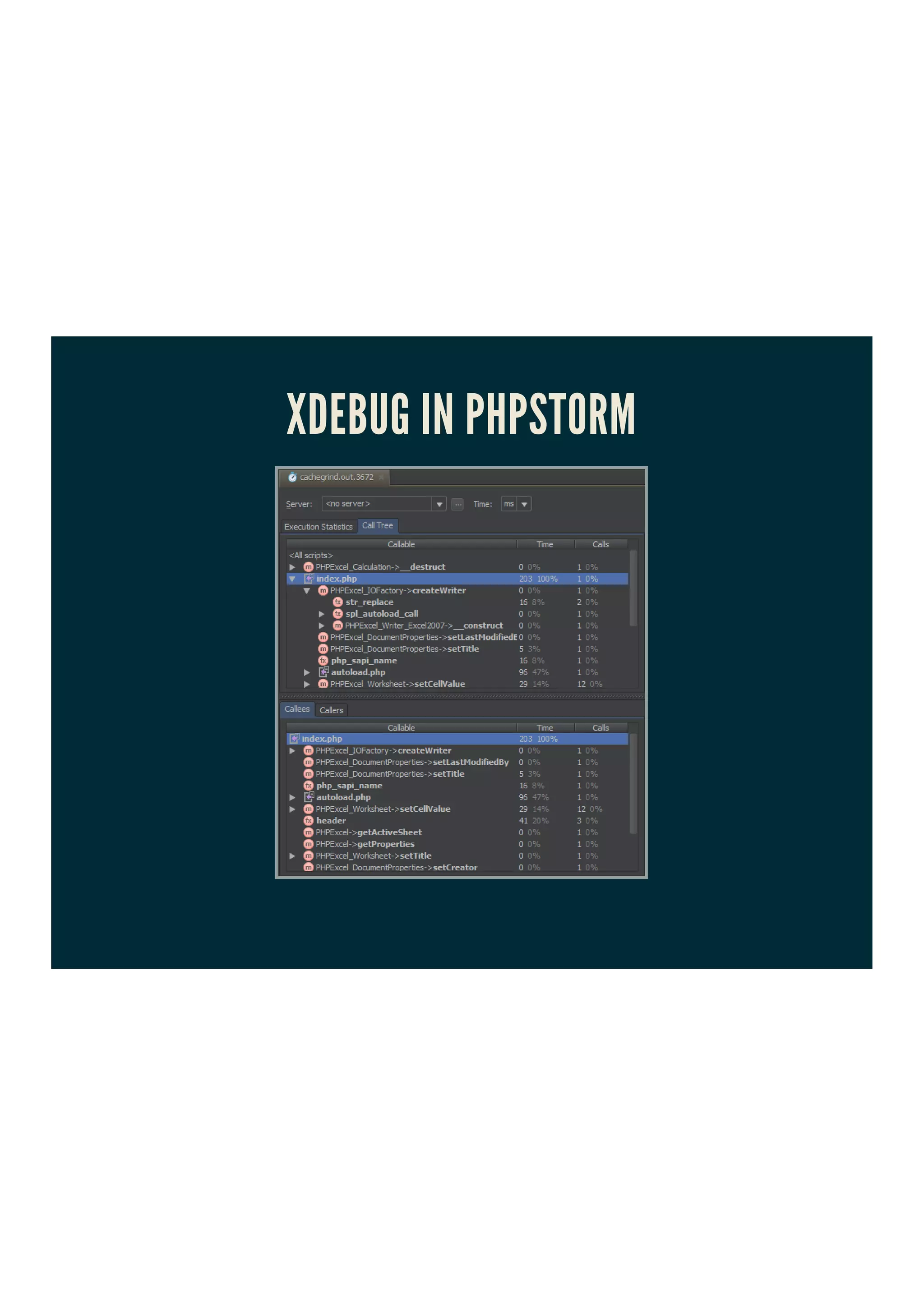 XDEBUG IN PHPSTORM
 