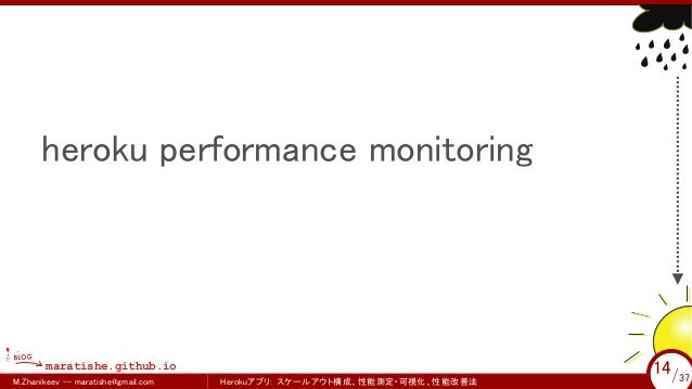 Heroku Apps Scale-out, performance monitoring・visualization・ manageme…