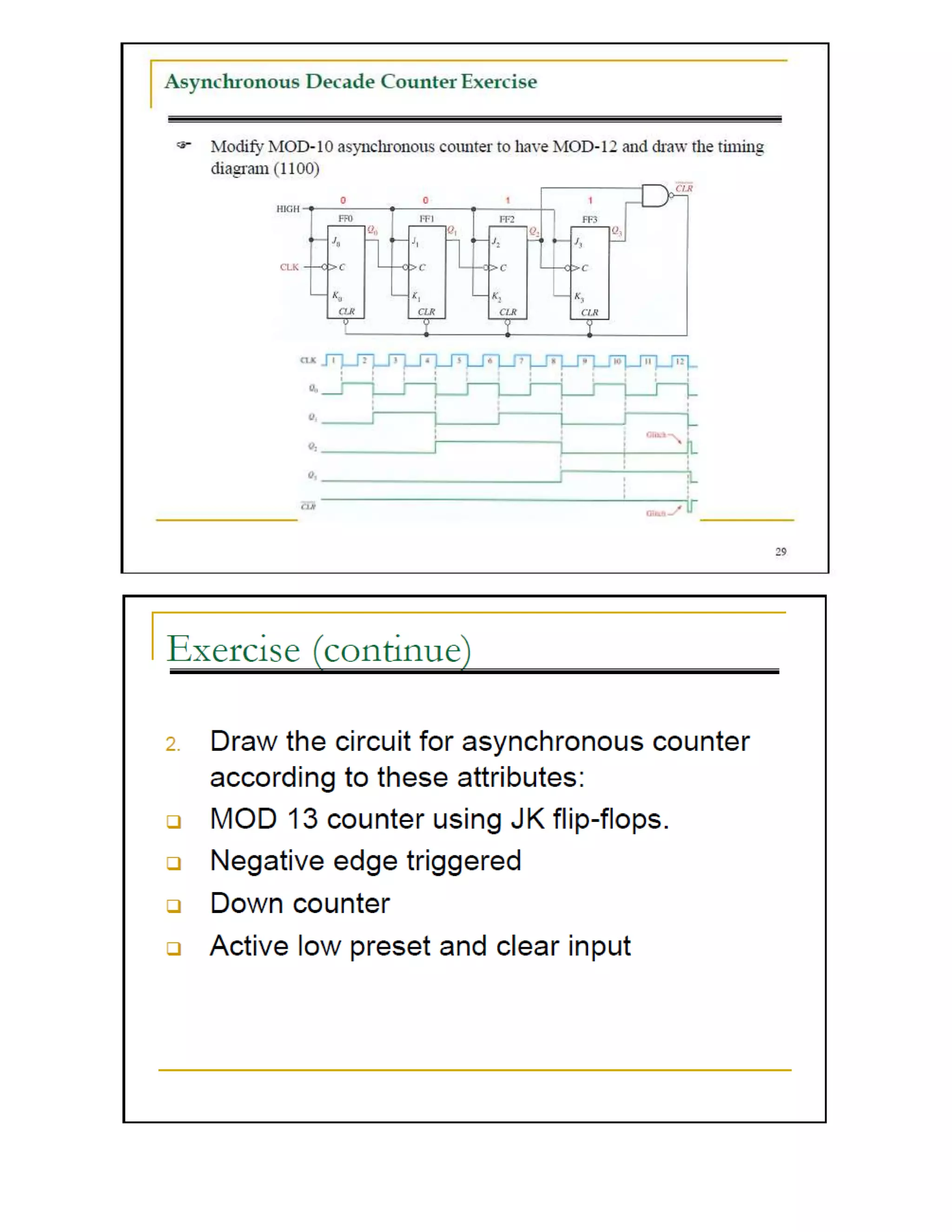 Counters In Digital Logic Design