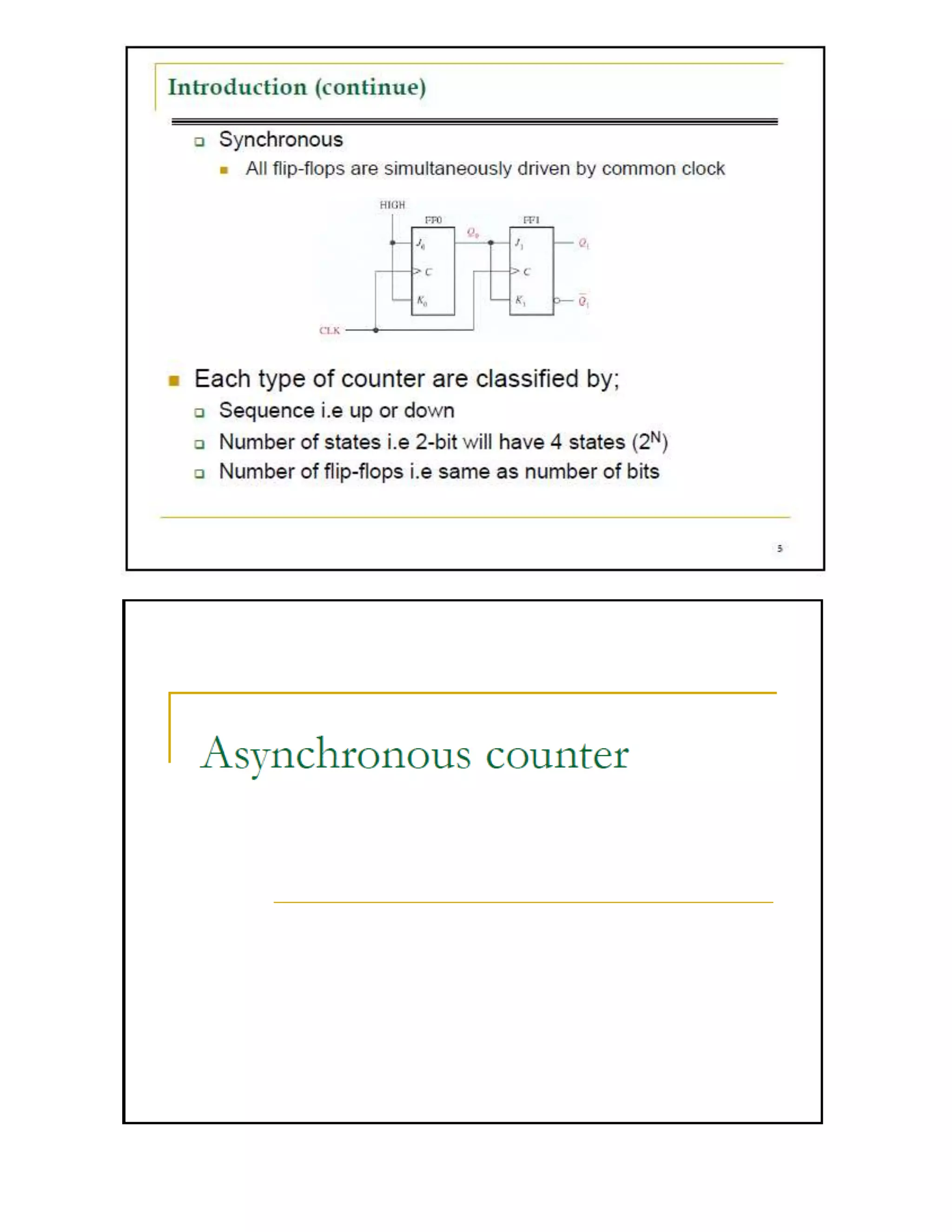 Counters In Digital Logic Design