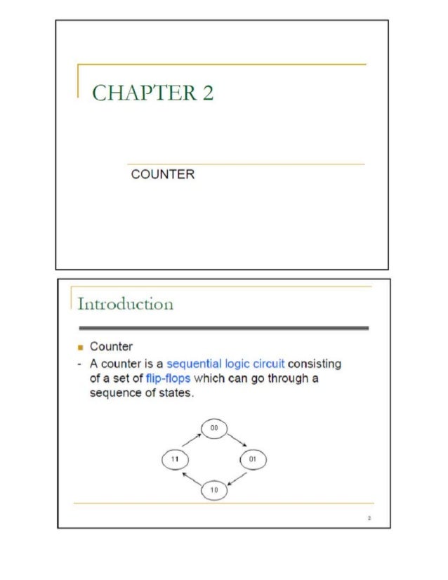 Counters In Digital Logic Design