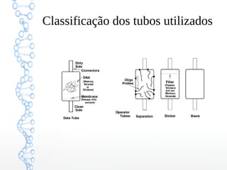Classificação dos tubos utilizados
 