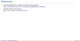 Memory Management in Python
