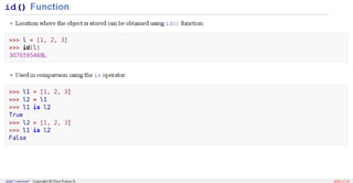 Memory Management in Python