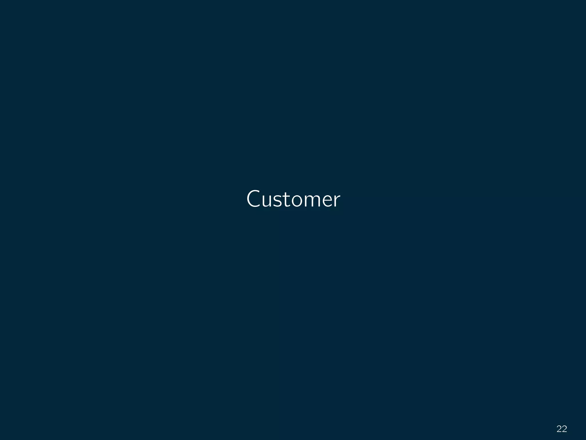 Customer
22
 