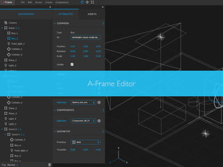 A-Frame Editor
 