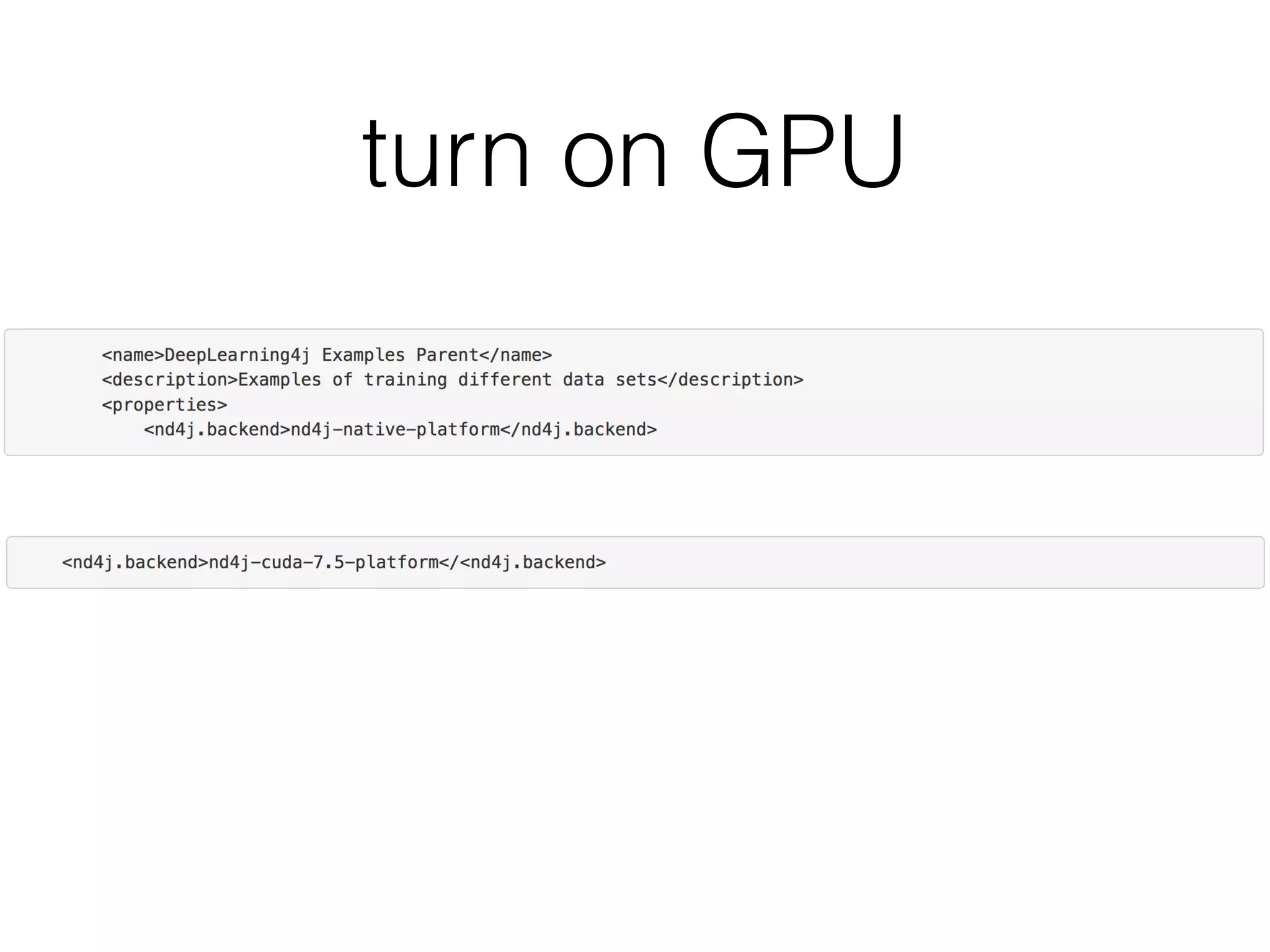 turn on GPU