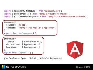Creando una SPA con Angular 2 y ASP.NET Core | PPT