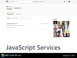 v2016 October 1st 2016
JavaScript Services
 