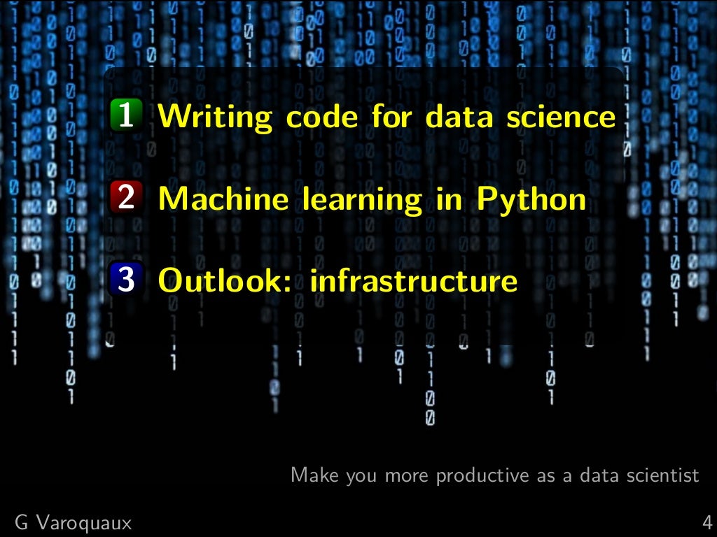 On the code of data science