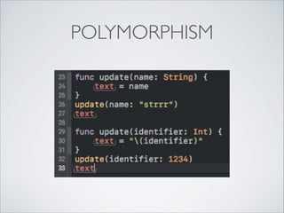 POLYMORPHISM
 