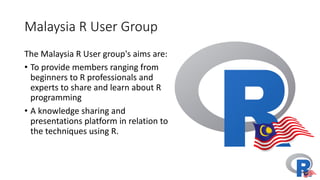 About	me
Poo	Kuan	Hoong,	http://www.linkedin.com/in/kuanhoong
• Senior	Manager	Data	Science
• Senior	Lecturer
• Chairperson	Data	Science	
Institute
• Founder	R	User	Group	&	
TensorFlow User	Group
• Speaker/Trainer
• Senior	Data	Scientist
 