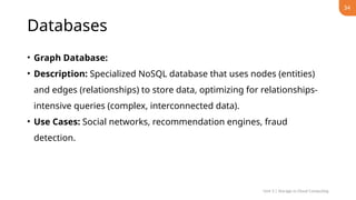 Comprehensive Overview of Cloud Storage and Database Services in Cloud ...