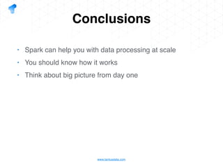 Apache Spark Data intensive processing in practice | PDF