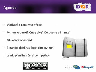 Manipulando Planilhas Excel com Python | PDF