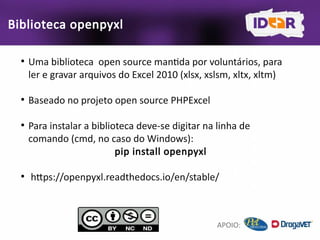 Manipulando Planilhas Excel com Python | PDF
