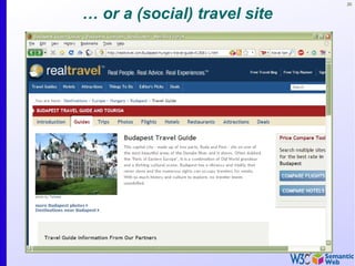 20
… or a (social) travel site
 
