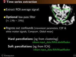Machine learning for functional connectomes | PDF
