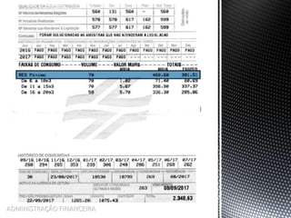 ADMINISTRAÇÃO FINANCEIRA
 