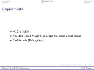 Windows Kernel & Driver Development | PDF