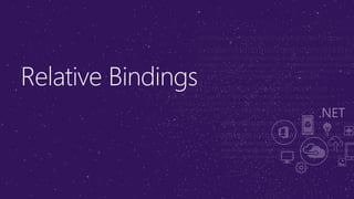 Relative Bindings
 