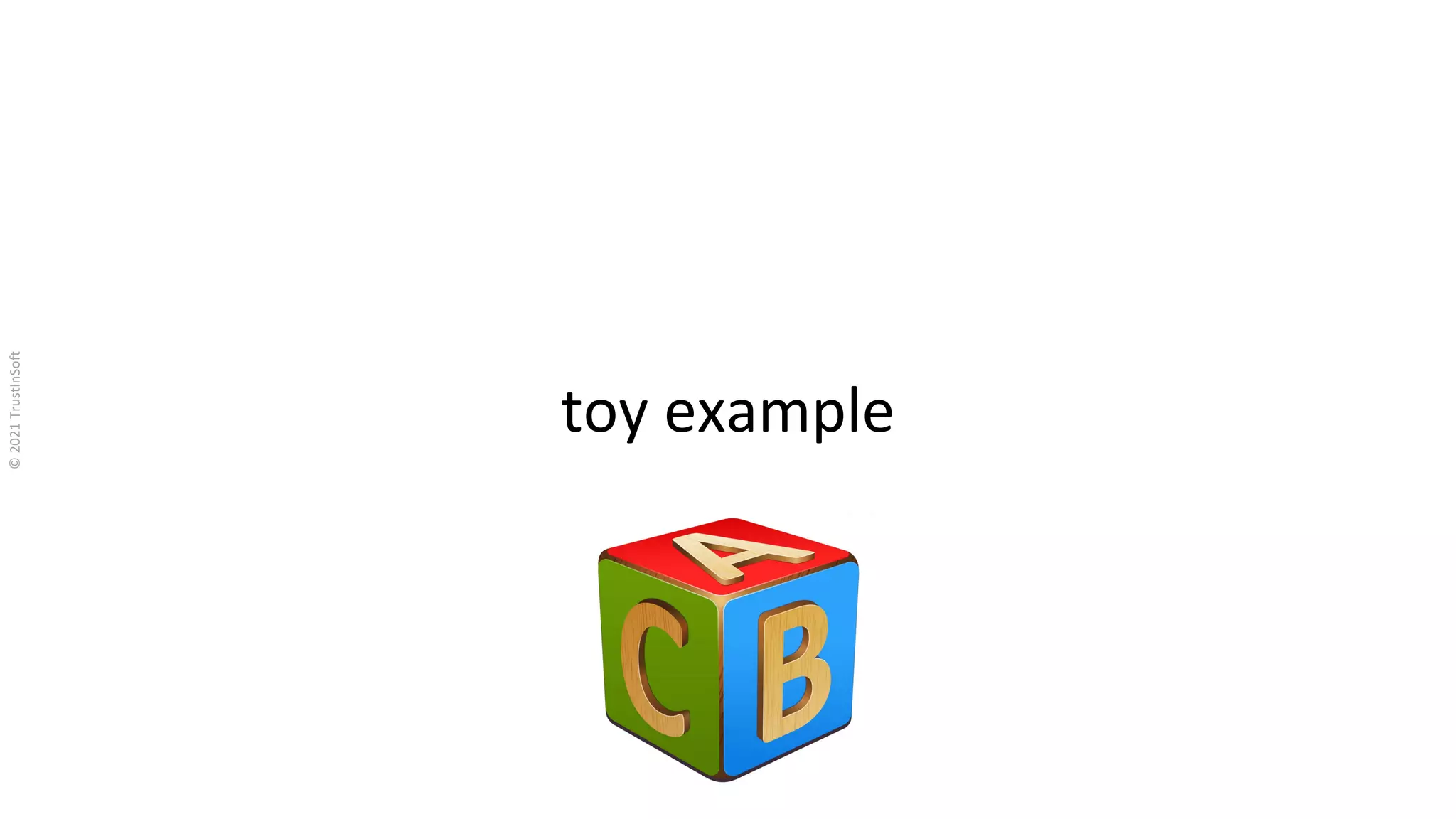 toy example
 