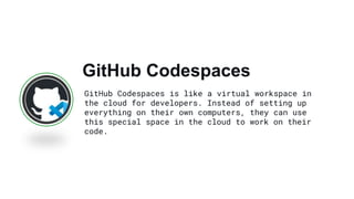 JavaScript Portfolio Site with GitHub Codespaces | PPT