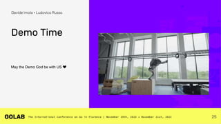 25
Davide Imola • Ludovico Russo
Demo Time
May the Demo God be with US ❤️
 