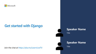 Concepts and applications of Django.pptx