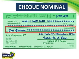 CHEQUE NOMINAL
 