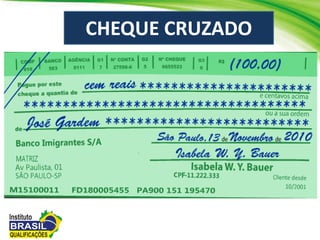 CHEQUE CRUZADO
 