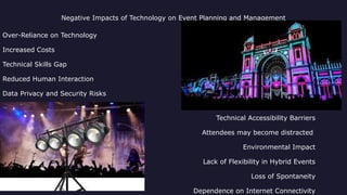 Technical Problem Example In An Event The roles of technology in Event planning and management | PPTX