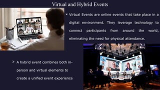 The roles of technology in Event planning and management | PPTX