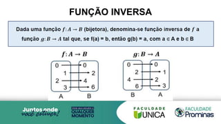 FUNÇÃO INVERSA
 