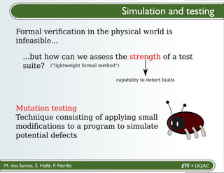 Mutation Testing for Industrial Robotic Systems (FMAS 2025) | PDF