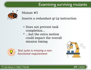 Mutation Testing for Industrial Robotic Systems (FMAS 2025) | PDF