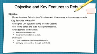 Migrate from Java Swing to JavaFX for improved IJI experience and ...