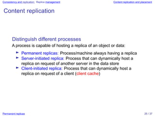 Consistency and Replication in Distributed Systems: Models and ...