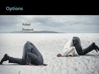 1212
Options
1. Adapt
2. Pretend
 