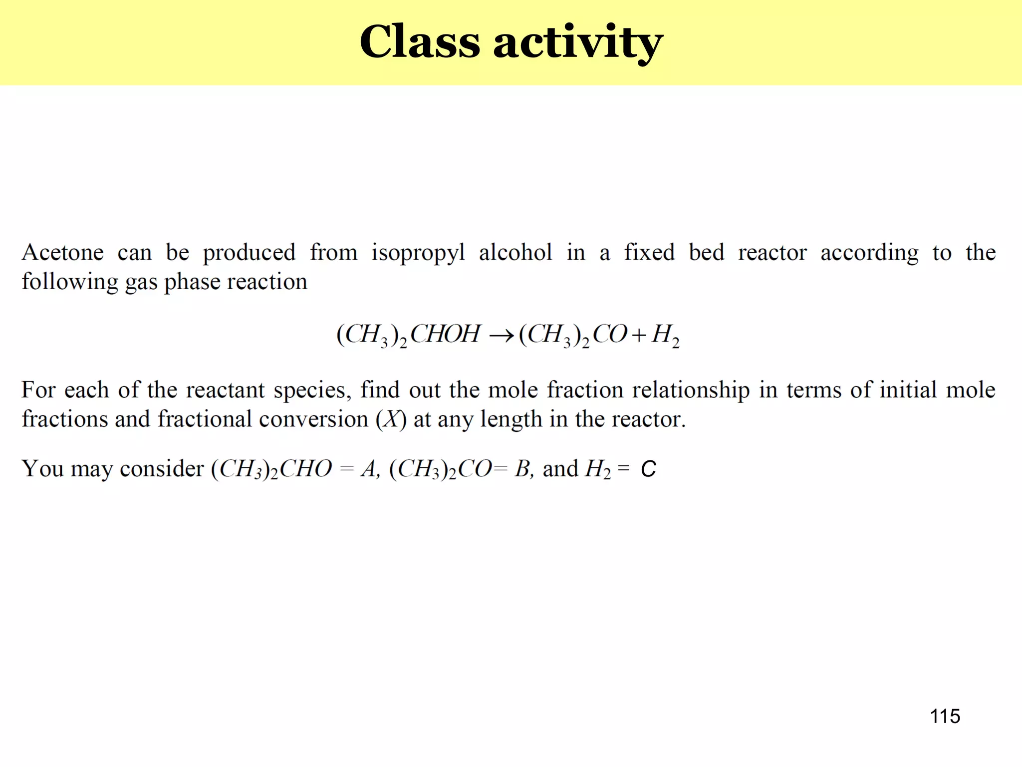 115
Class activity
C
 