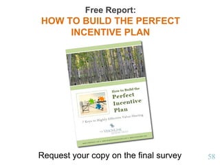 5858
Free Report:
HOW TO BUILD THE PERFECT
INCENTIVE PLAN
Request your copy on the final survey
 