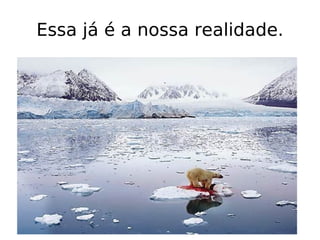 Essa já é a nossa realidade. 