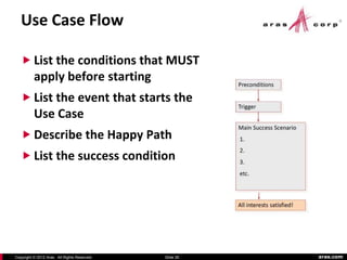 Aras and Developing Deployment Use Cases and Requirements | PDF