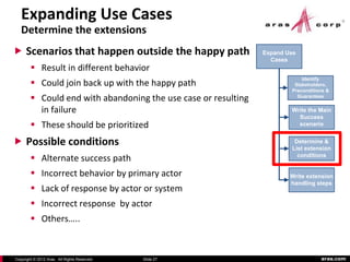 Aras and Developing Deployment Use Cases and Requirements | PDF