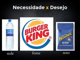 Necessidade x Desejo