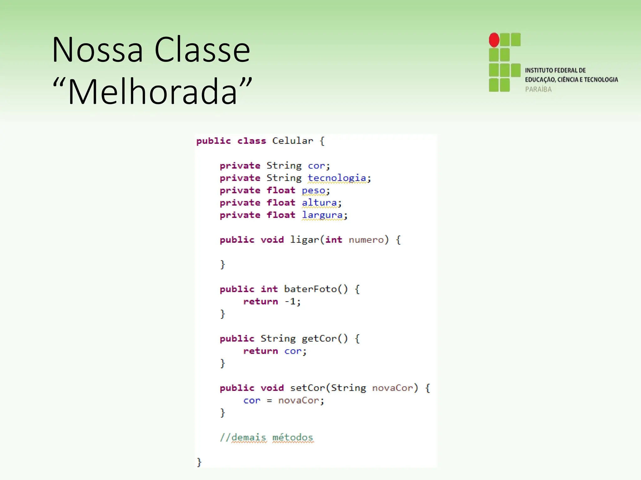 Nossa Classe
“Melhorada”
 